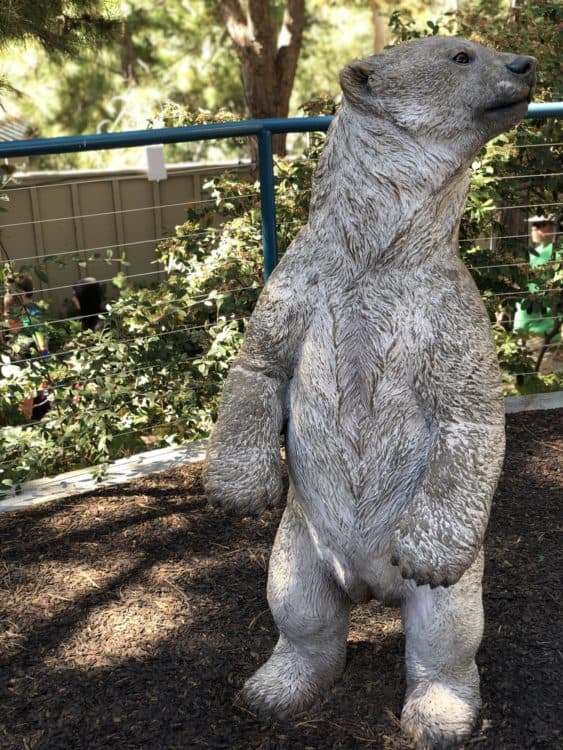 baby polar pear sculpture San Diego Zoo
