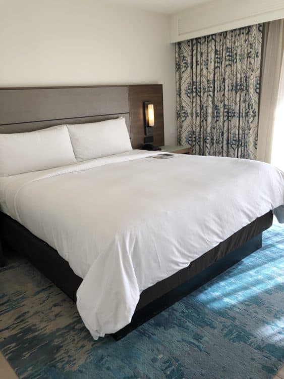 Coronado Island Marriott Resort bed guestroom
