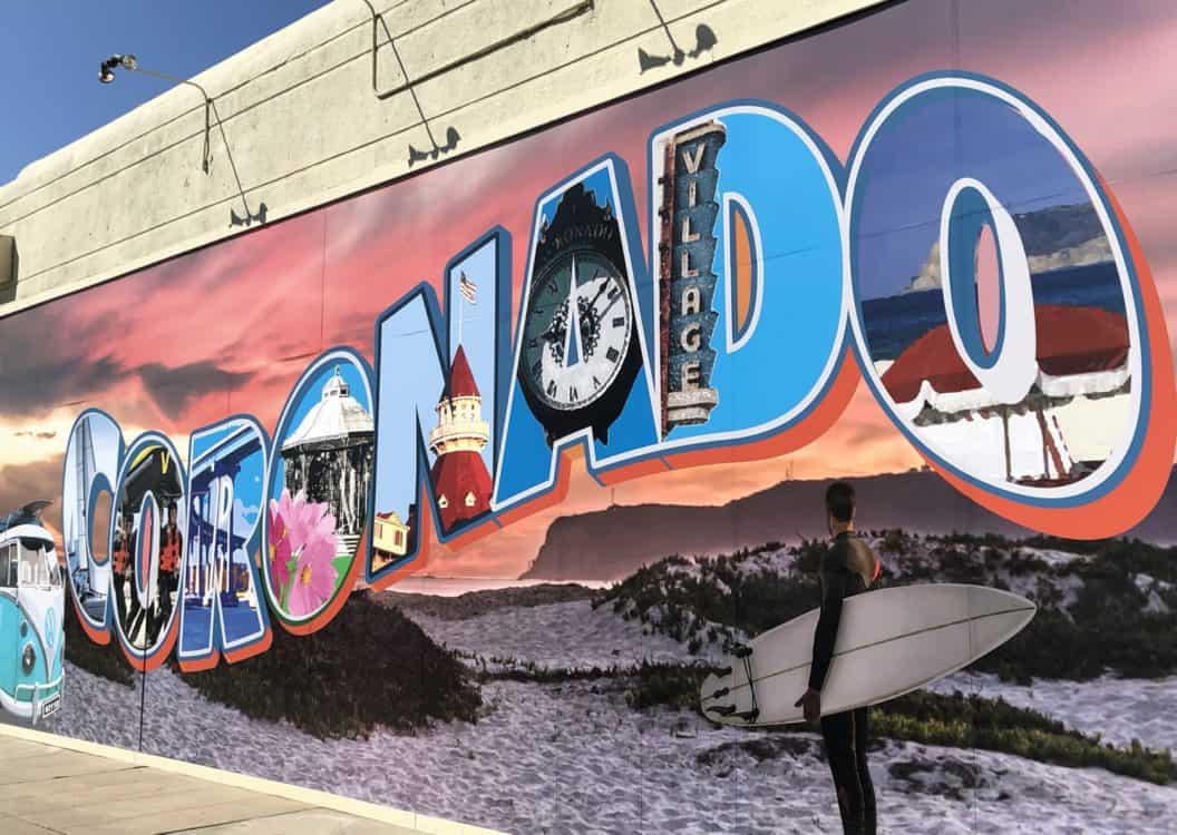 Coronado mural California