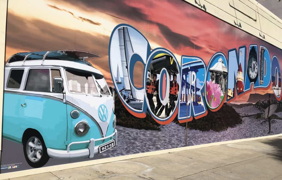 Coronado mural bus