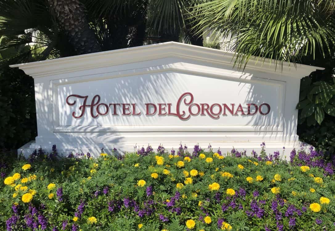 Hotel Del Coronado sign