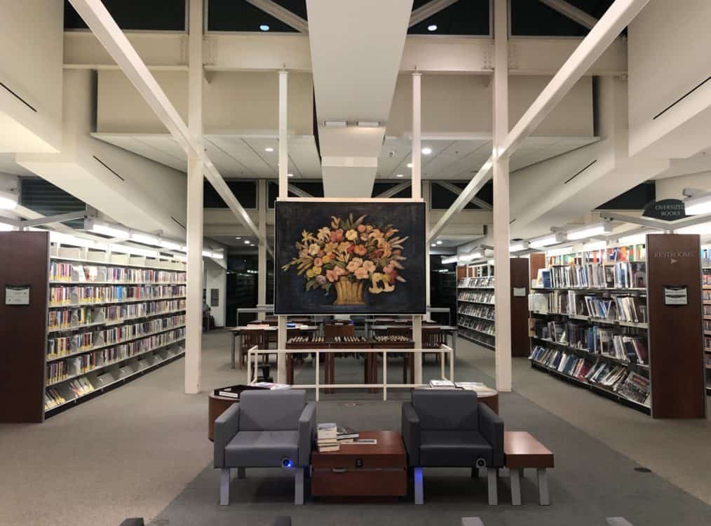 adult reading area Coronado Library