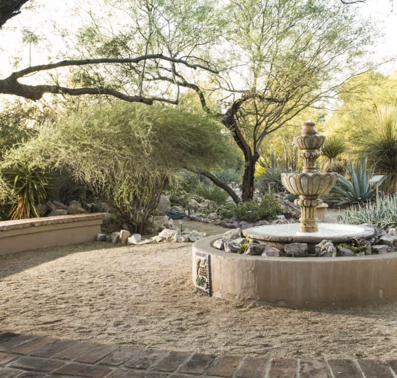 fountain Tucson Botanical Gardens