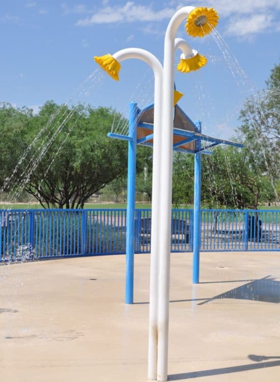 splash pad sunflowers Brandi Fenton Memorial Park | 5 Best Splash Pads in Tucson