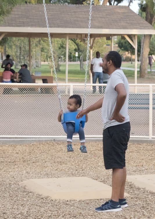 Baby Swings Father Son Reid Park Tucson | Park Profile: Gene C. Reid Park