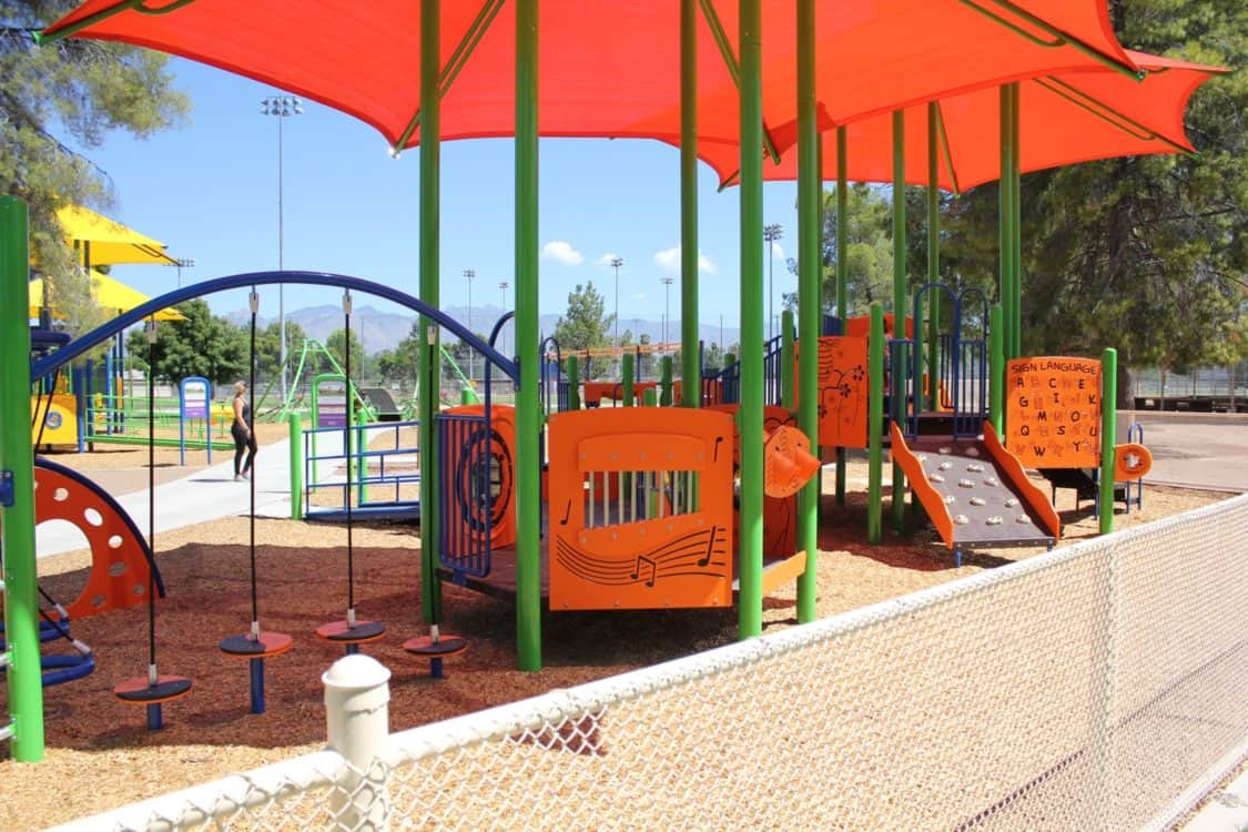 Bright Colors Playground Reid Park Tucson | Park Profile: Gene C. Reid Park