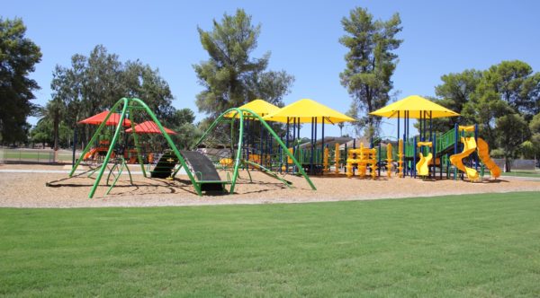 Playground Climbing Grass Reid Park Tucson | Park Profile: Gene C. Reid Park