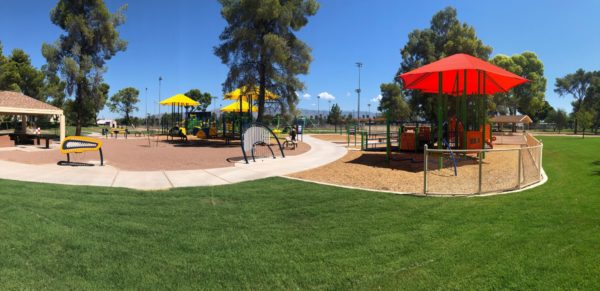 Playgrounds Ramada Grass Reid Park Tucson | Park Profile: Gene C. Reid Park