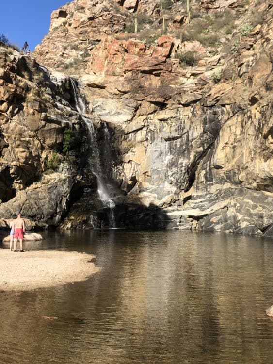 Tanque Verde Falls 80 foot waterfall Tucson | Tanque Verde Falls: A Hiking Guide