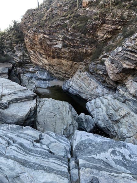 hiking boulders Tanque Verde Falls Tucson | Tanque Verde Falls: A Hiking Guide