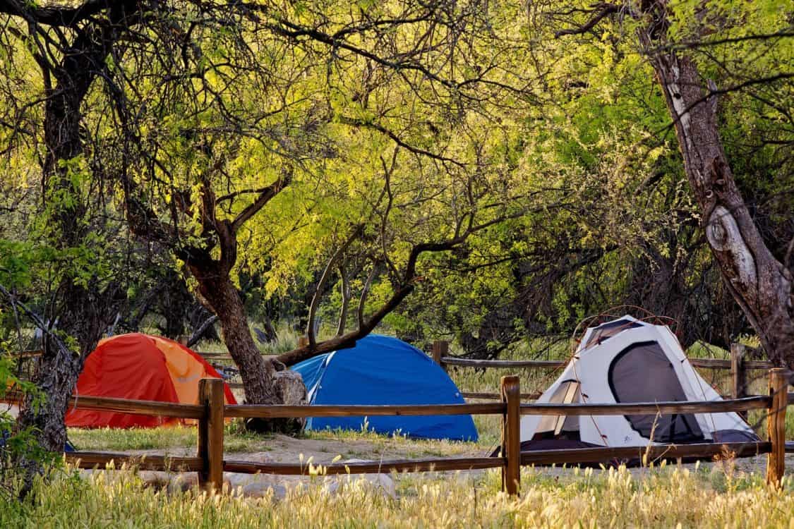 tents camping Catalina State Park Tucson