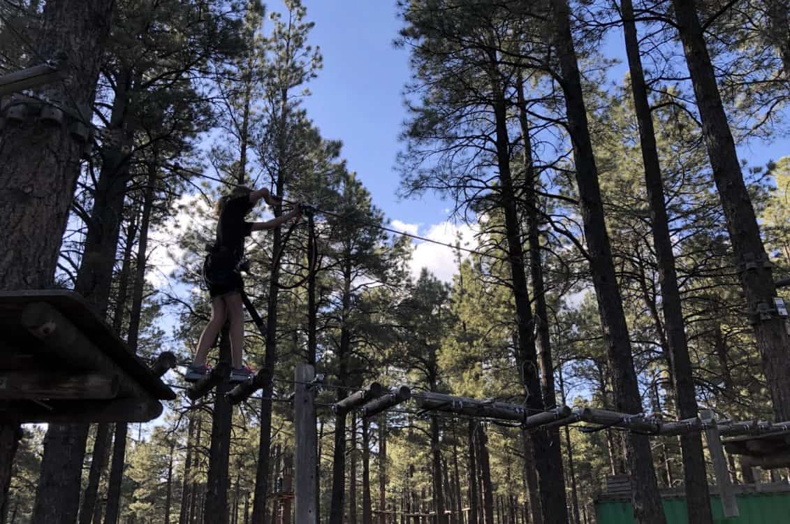 Kids Adventure Course Flagstaff Extreme | Road Trip Guide: Tucson to Flagstaff