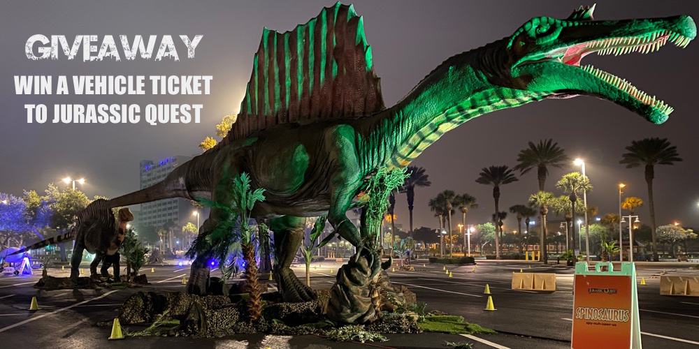 giveaway jurassic quest newsletter