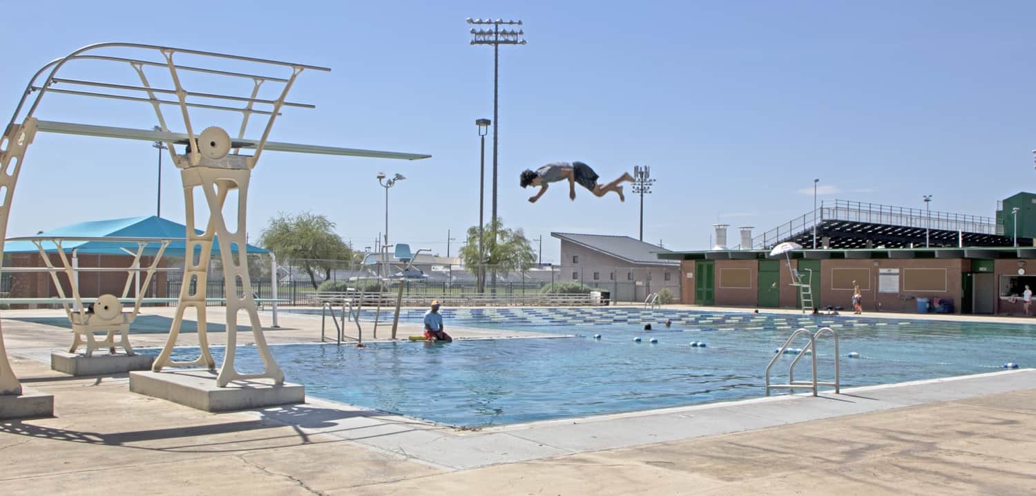 Flip Diving Board Amphi Swimming Pool Tucson | Best Diving Boards in Tucson