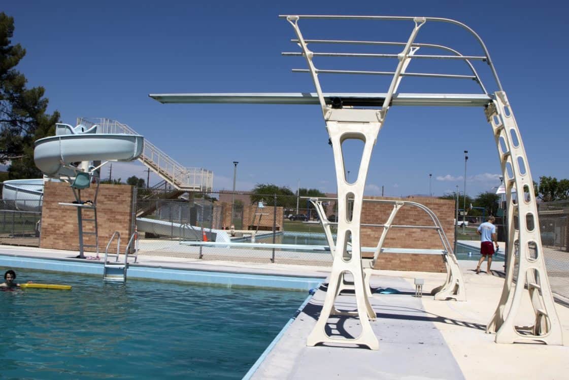 Mansfield Swimming Pool Diving Boards Water Slide | Best Diving Boards in Tucson