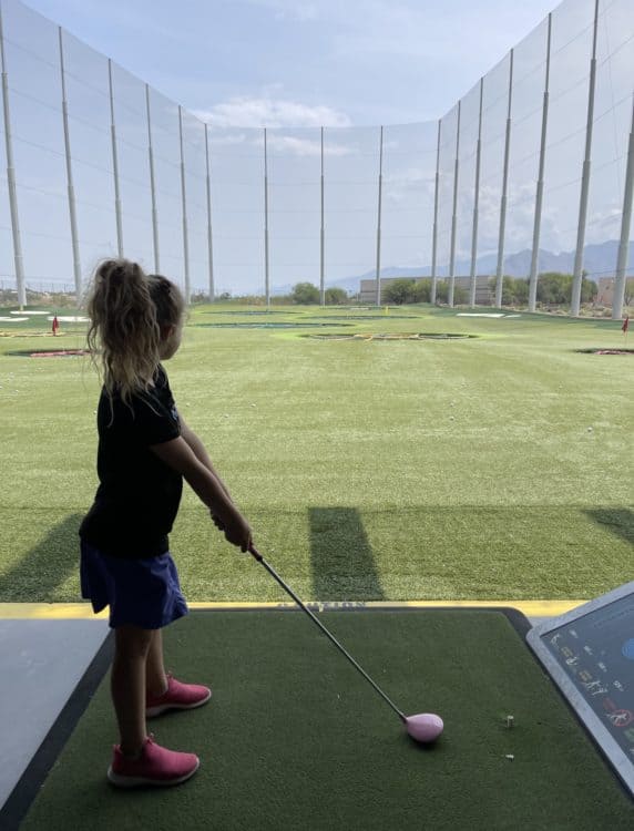 TopGolf Tucson Marana Child Playing Golf | Ultimate Guide to Topgolf Tucson