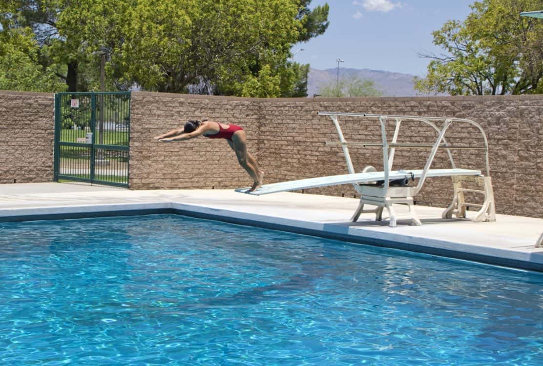 Udall Swimming Pool Low Dive Diving Board Tucson | Park Profile: Morris K. Udall Park