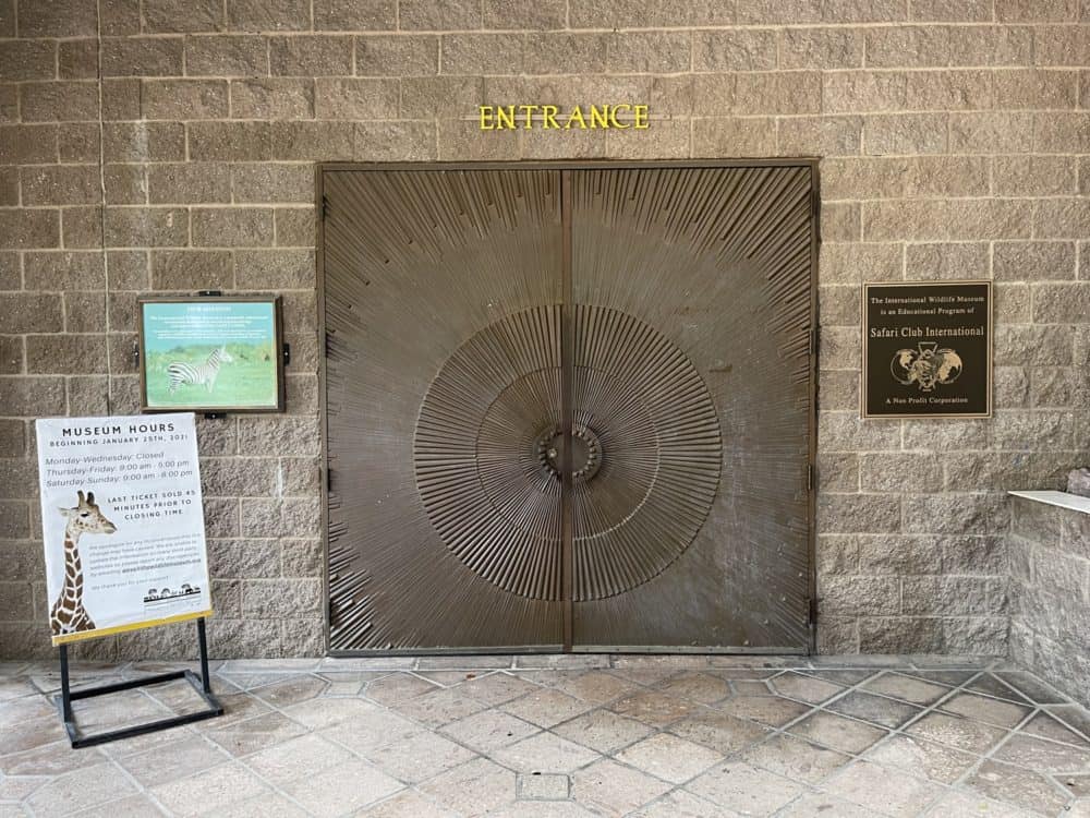 Entrance Doors International Wildlife Museum Tucson | International Wildlife Museum - Attraction Guide