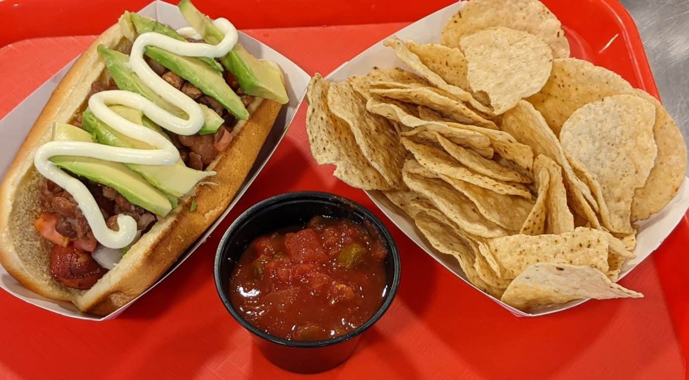Flight Grill Sonoran Hot Dog Chips Salsa Pima Air Space Museum | Pima Air & Space Museum - Attraction Guide