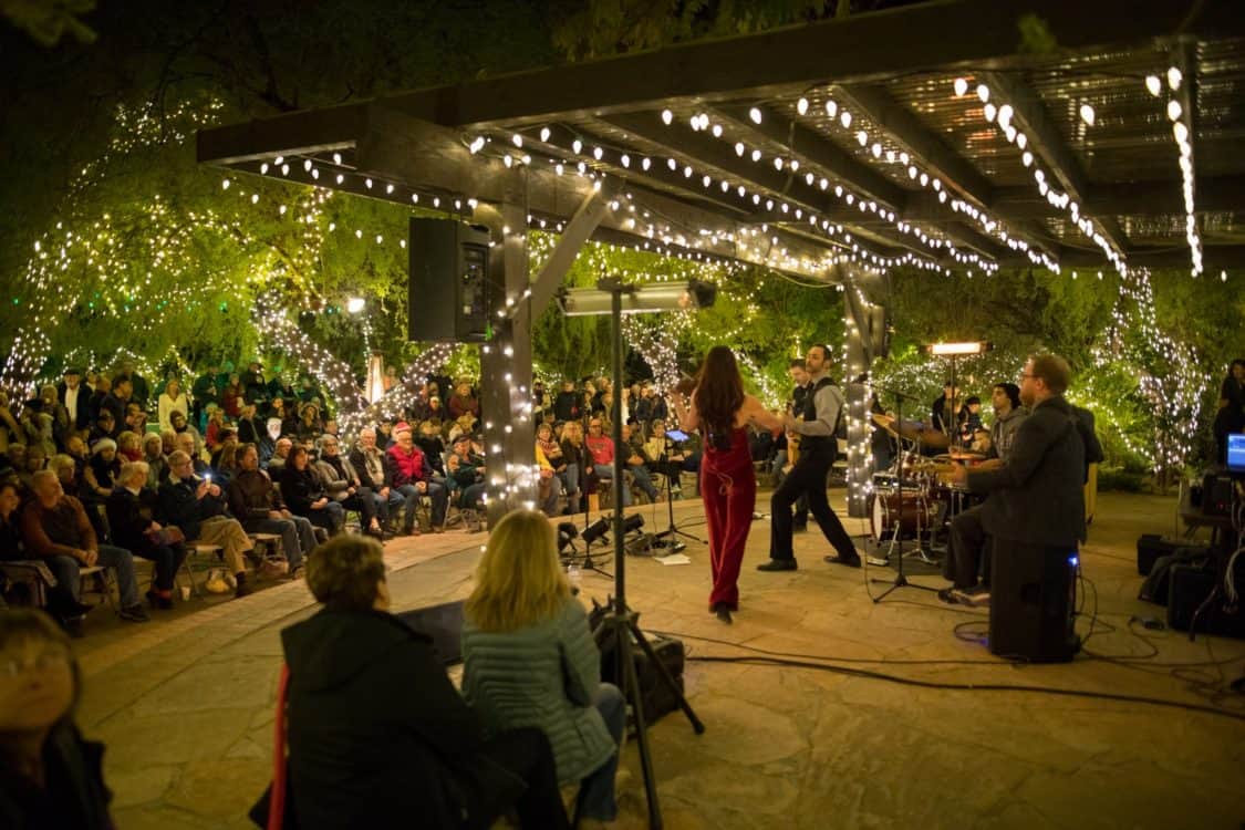 Live Music Performers Tohono Chul Holiday Nights | Holiday Lights in Tucson 2021