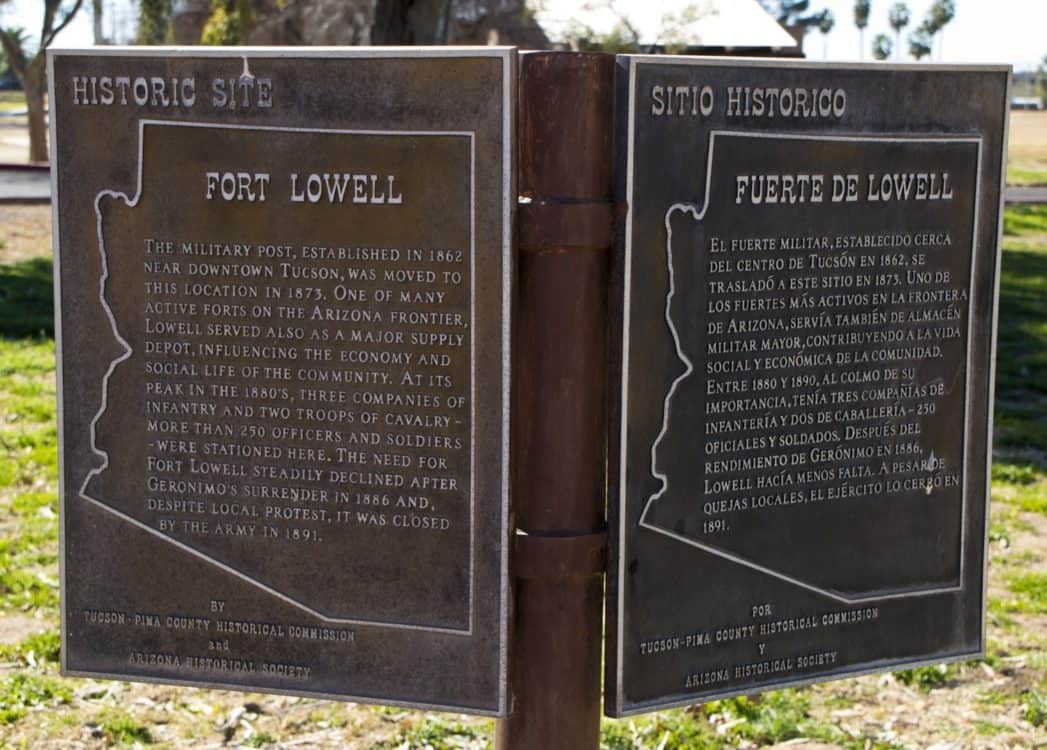 Fort Lowell Historic Site History Tucson | Park Profile: Fort Lowell Park