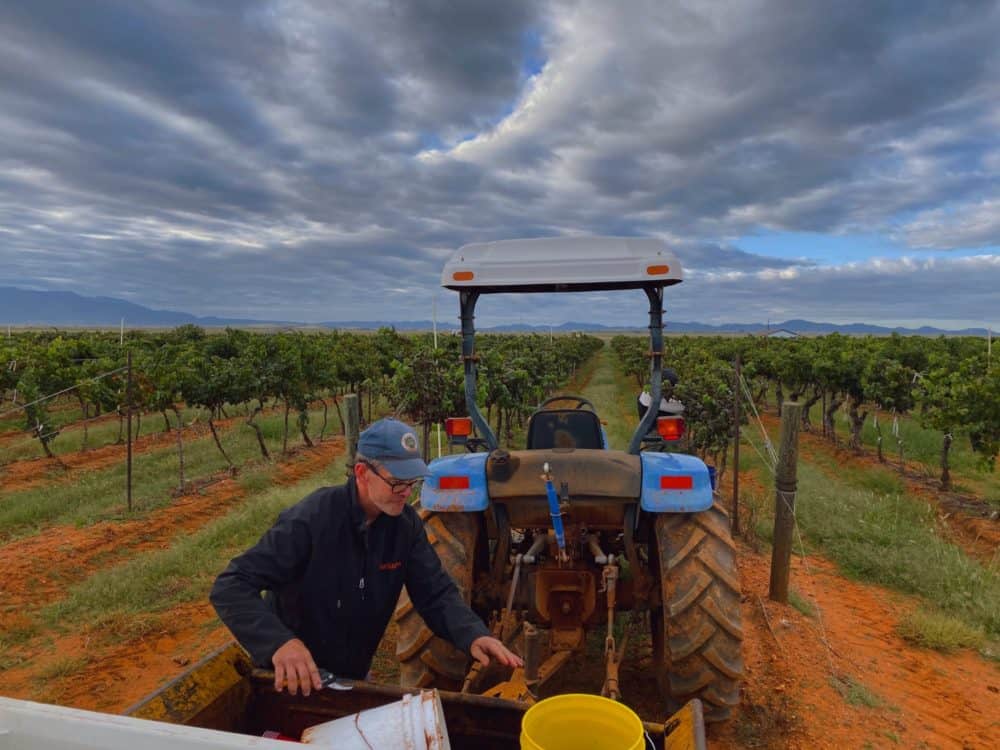 Tractor Callaghan Vineyards Elgin Arizona | 14 Best Wineries to Visit in Sonoita / Elgin