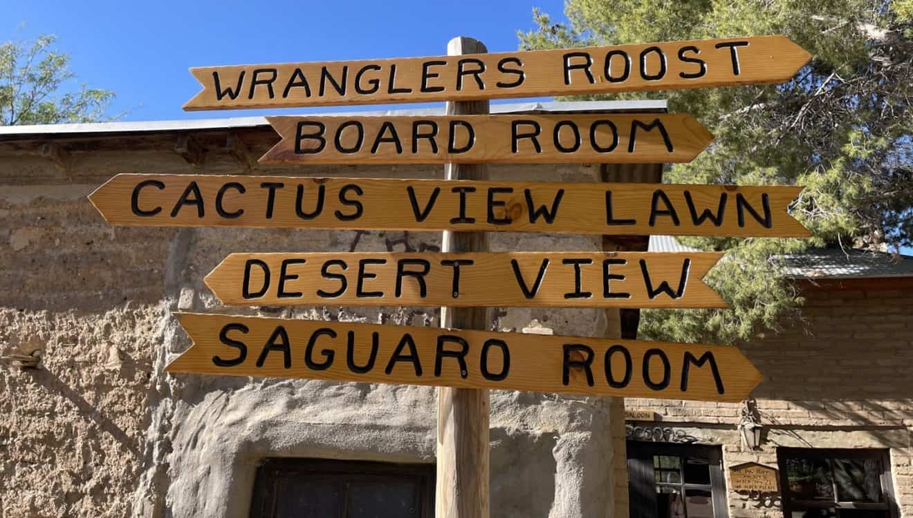 Signage Tanque Verde Ranch | Tanque Verde Ranch: An All-Inclusive Vacation in Tucson, AZ