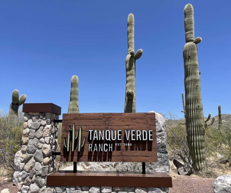 Tanque Verde Ranch Sign Opened 1868 | Tanque Verde Ranch: An All-Inclusive Vacation in Tucson, AZ