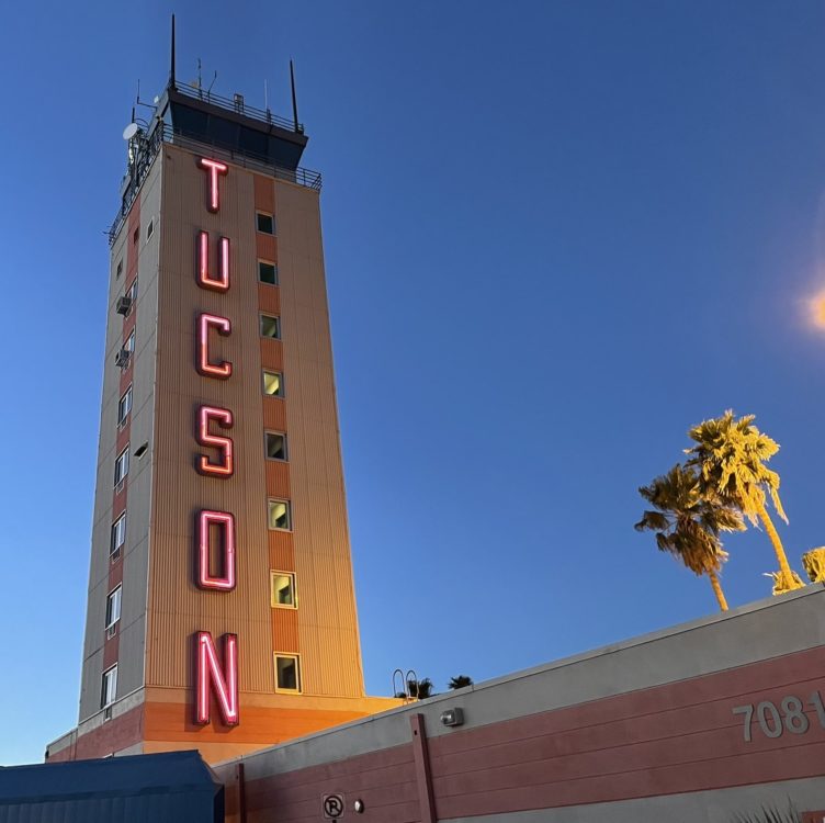Tucson International Airport Neon Sign | Tucson International Airport - airlines, deals, dining, parking!