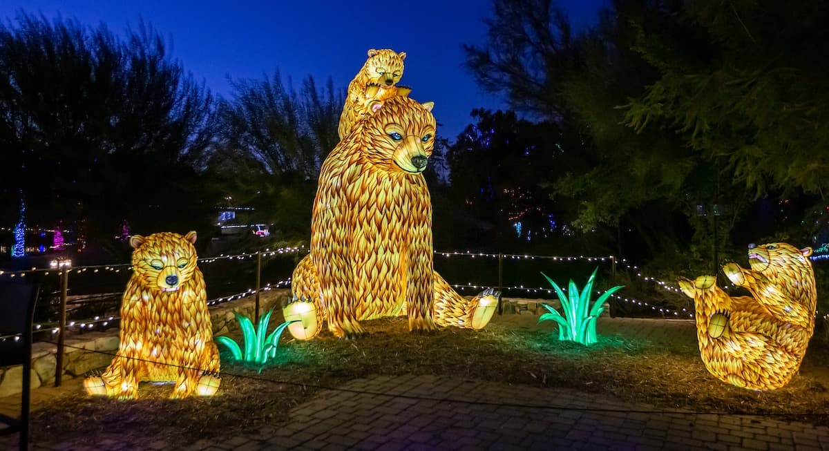 ZooLights Phoenix Zoo Bears | Holiday Events in Phoenix 2022