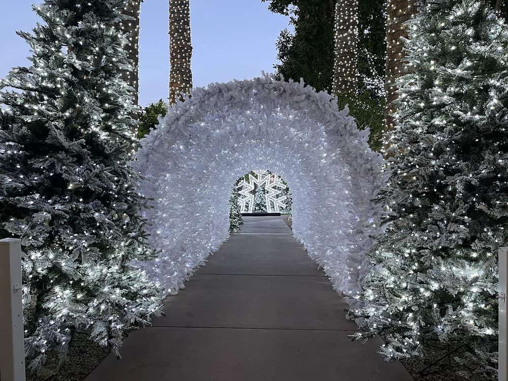 Festive Walkway Schristmas at the Princess Fairmont Scottsdale | Christmas at the Princess - A Magical Scottsdale Getaway!