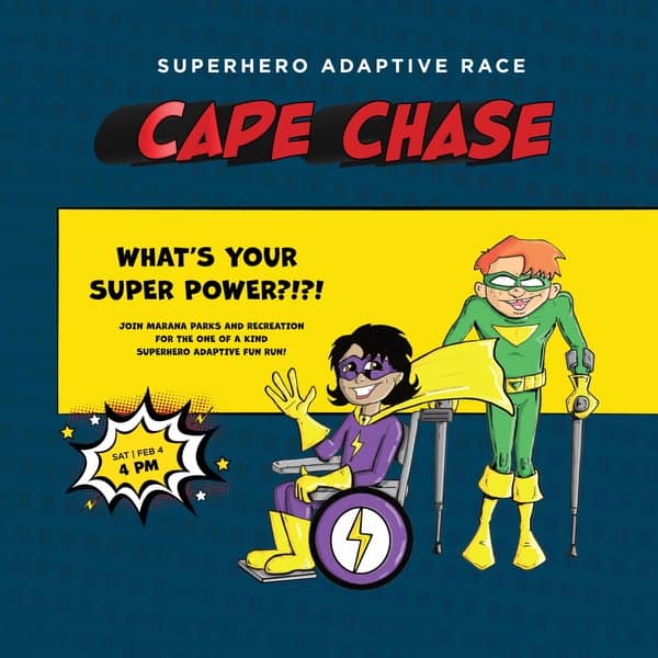 Super Hero Adaptive Race Cape Chase Marana Newsletter