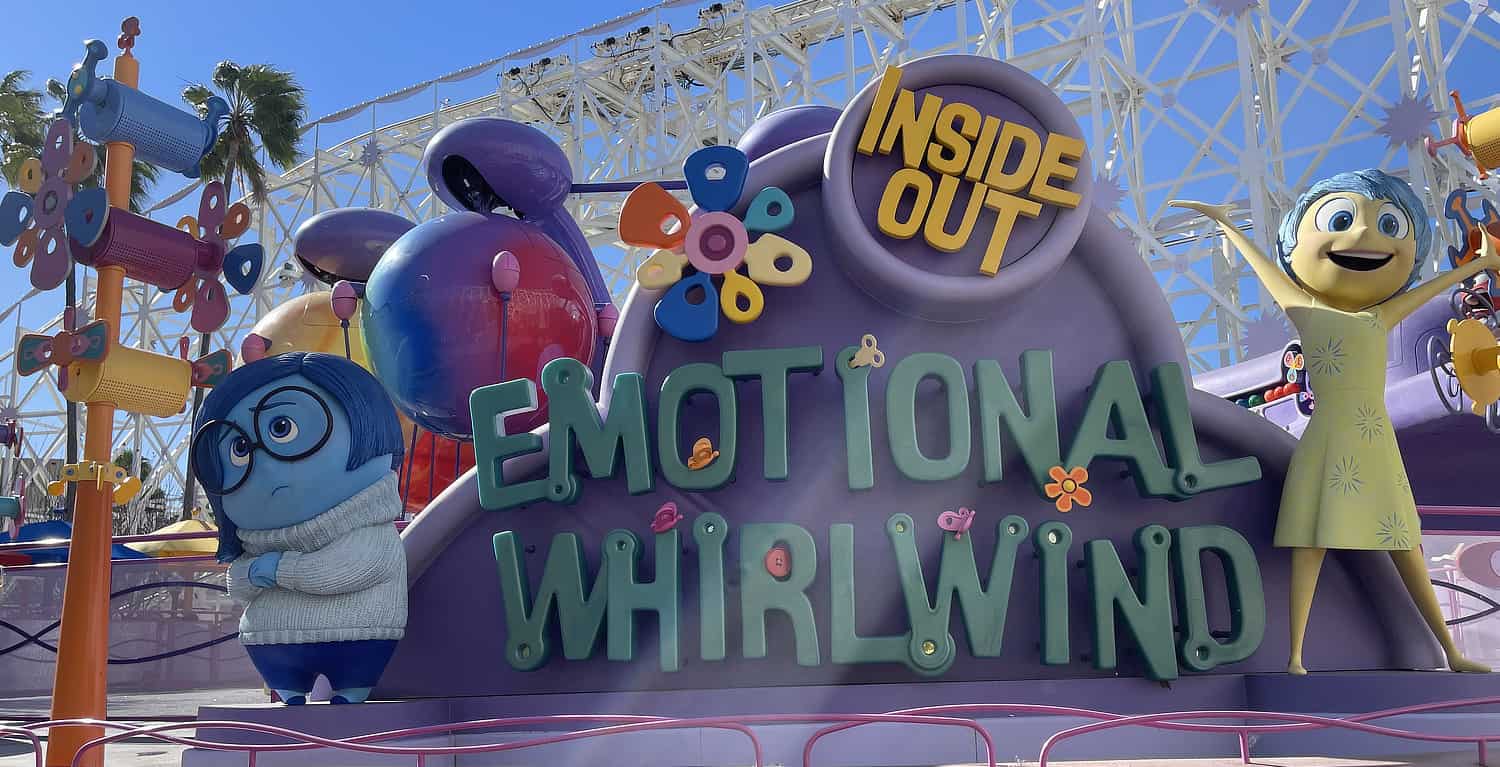 Inside Out Emotional Whirlwind Disney California Adventure Park | ROAD TRIP: Tucson to Disneyland