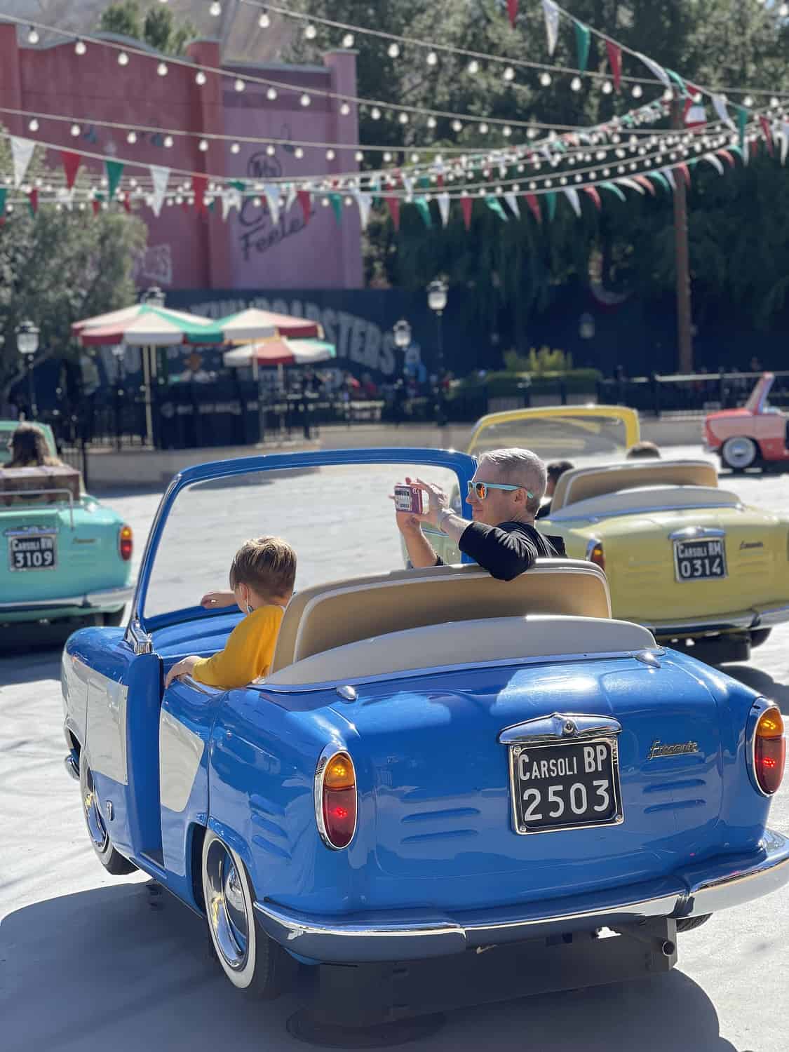 Luigis Rollickin Roadsters Disney California Adventure Park | ROAD TRIP: Tucson to Disneyland