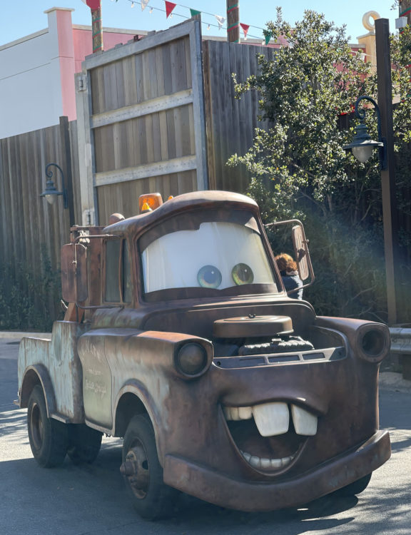 Mater Cars Character Disney California Adventure Park | ROAD TRIP: Tucson to Disneyland
