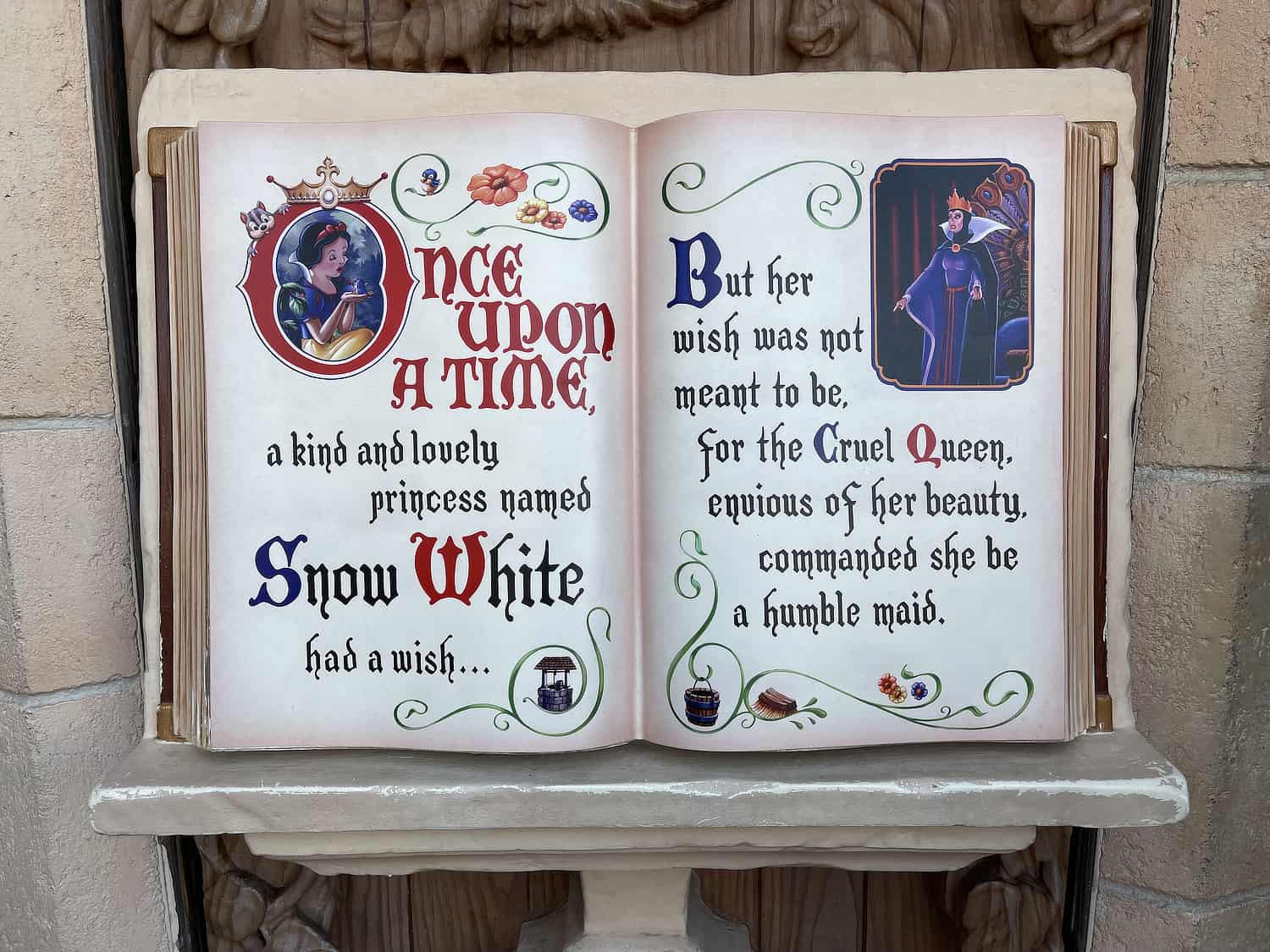 Snow Whites Enchanted Wish Book Disneyland Park | ROAD TRIP: Tucson to Disneyland