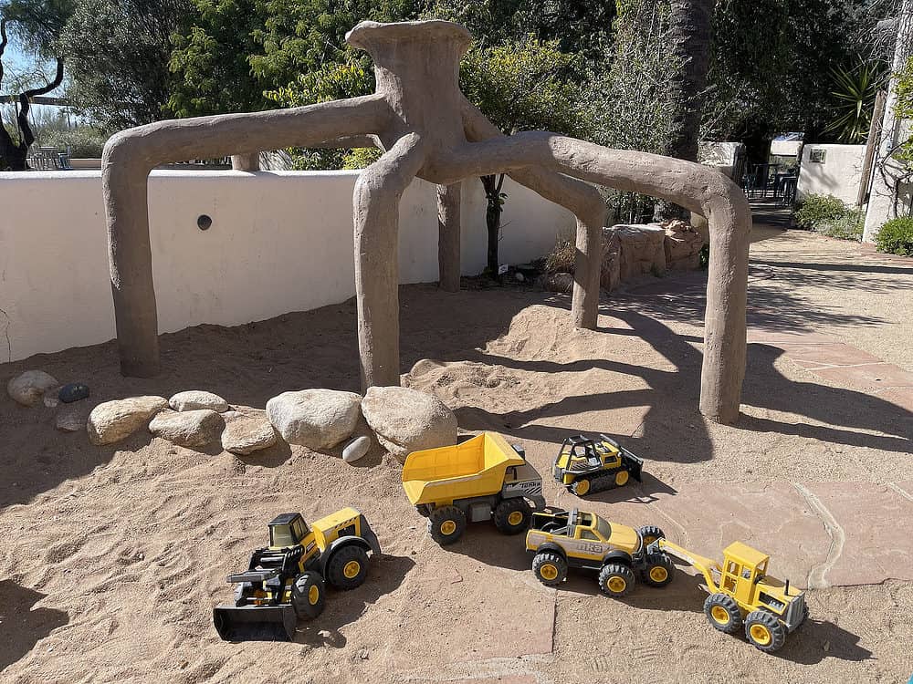 Trucks Dirt Kids Play Tohono Chul | Children's Museum Oro Valley at Tohono Chul - Attraction Guide