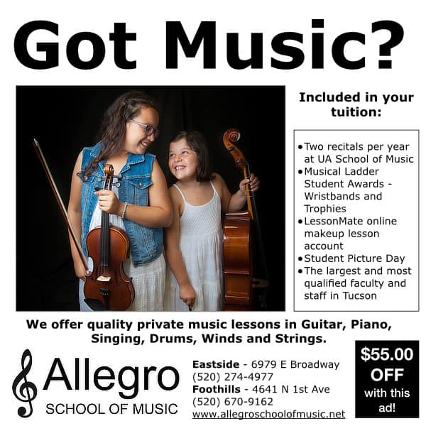 Allegro Summer Music Lessons Tucson | Performing Arts Camps in Tucson - Summer 2023