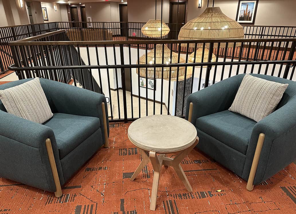 Comfortable Chairs Outside Guestrooms Eddy Hotel Tucson Tapestry Collection Hilton | The Eddy Hotel Tucson, Tapestry Collection By Hilton