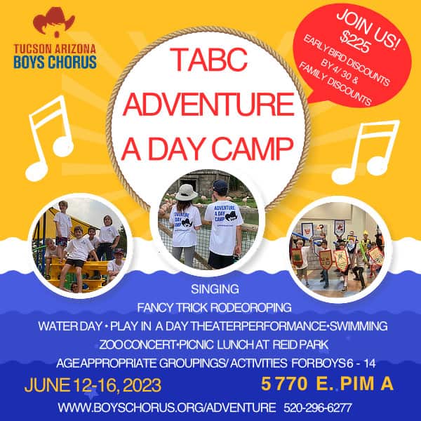 Tucson Arizona Boys Chorus Adventure Summer Camp Tucson | Music Camps in Tucson - Summer 2023