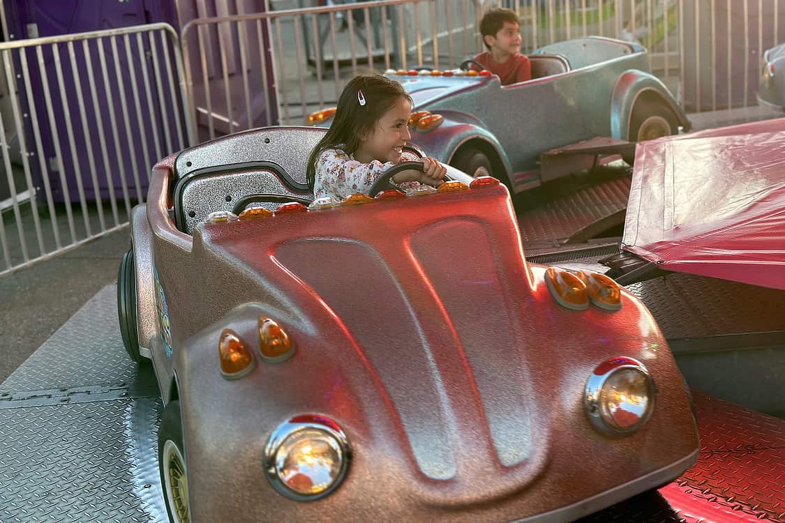 Girl VW Bug Ride Pima County Fair Tucson | Pima County Fair 2024 - Attraction Guide
