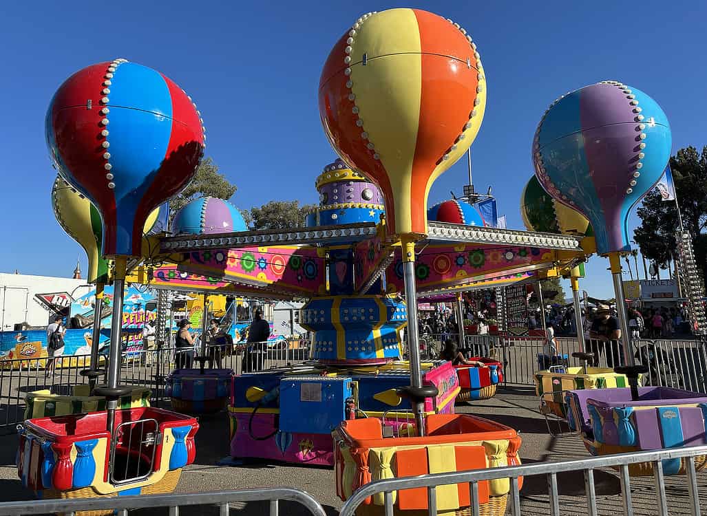 Hot Air Balloon Ride Small Children Pima County Fair Tucson | Pima County Fair 2024 - Attraction Guide
