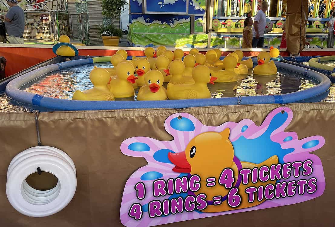 Ring Toss Carnival Game Rubber Ducks Pima County Fair Tucson | Pima County Fair 2023 - Attraction Guide
