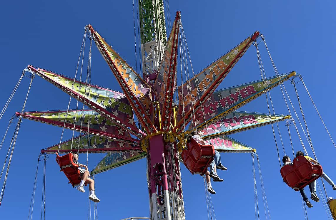 Sky Flyer Swing Ride Pima County Fair | Pima County Fair 2024 - Attraction Guide