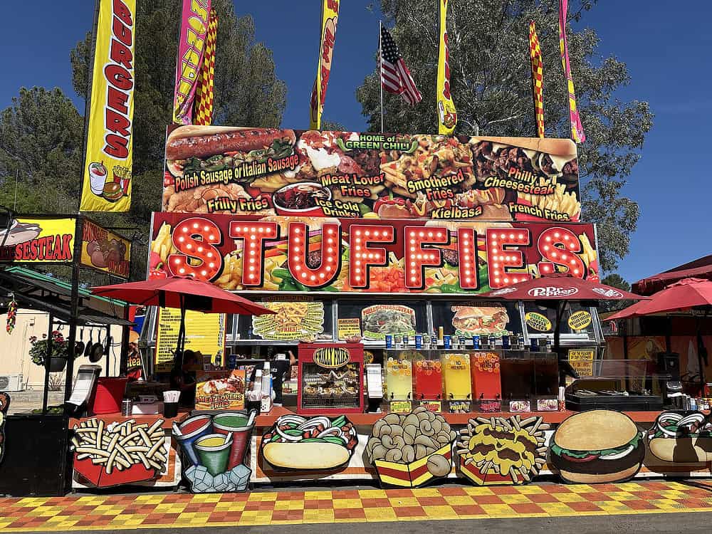 Stuffies Sausage Smothered Fries Pima County Fair Tucson | Pima County Fair 2024 - Attraction Guide