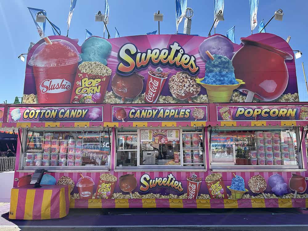 Sweeties Cotton Candy Apples Popcorn Pima County Fair Tucson | Pima County Fair 2023 - Attraction Guide