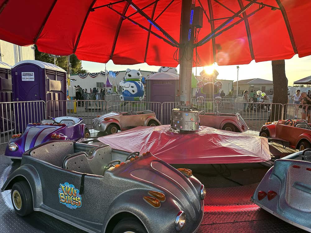 VW Bugs Kiddie Ride Pima County Fair Tucson | Pima County Fair 2024 - Attraction Guide