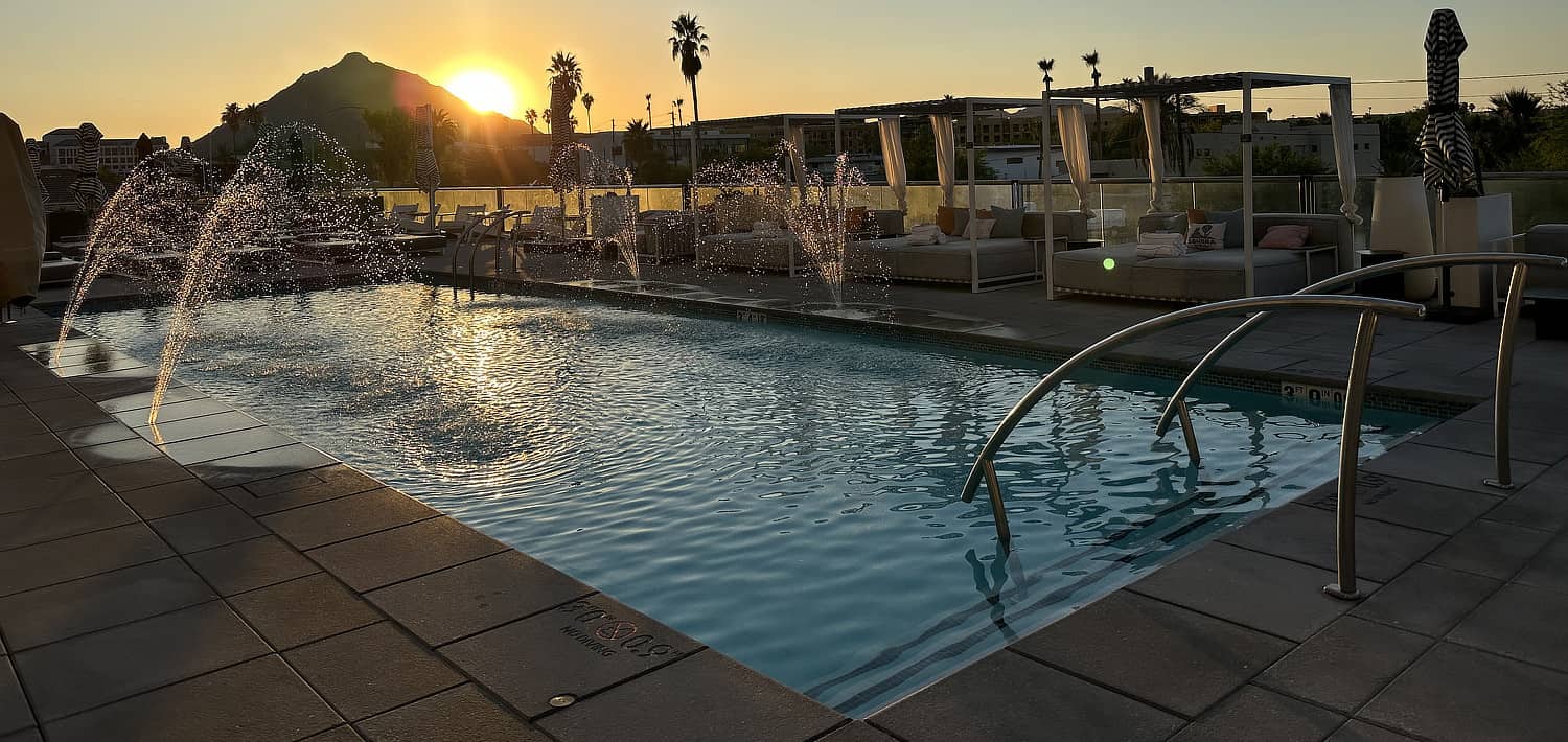 Rooftop Pool Senna House Scottsdale Hotel | Road Trip Guide: Tucson to Scottsdale