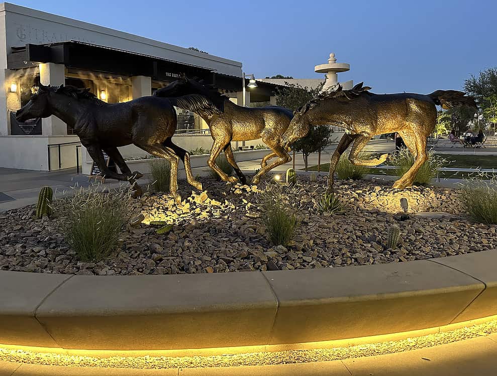 Running Stallions Art Old Town Scottsdale | Road Trip Guide: Tucson to Scottsdale