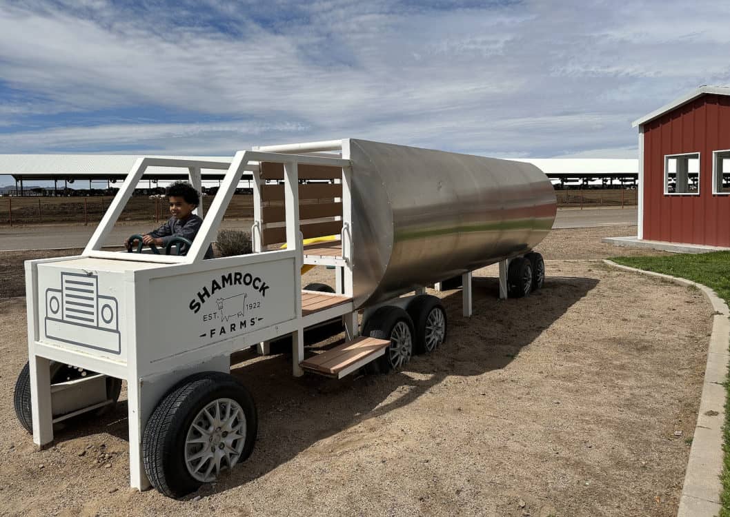 Drive A Milk Truck Preschooler Kindergartener Shamrock Farms Field Trip Arizona | Shamrock Farms | Farm Tours & Field Trips